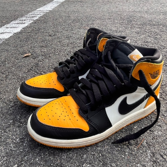Kids Air Jordan 1 Retro High Taxi